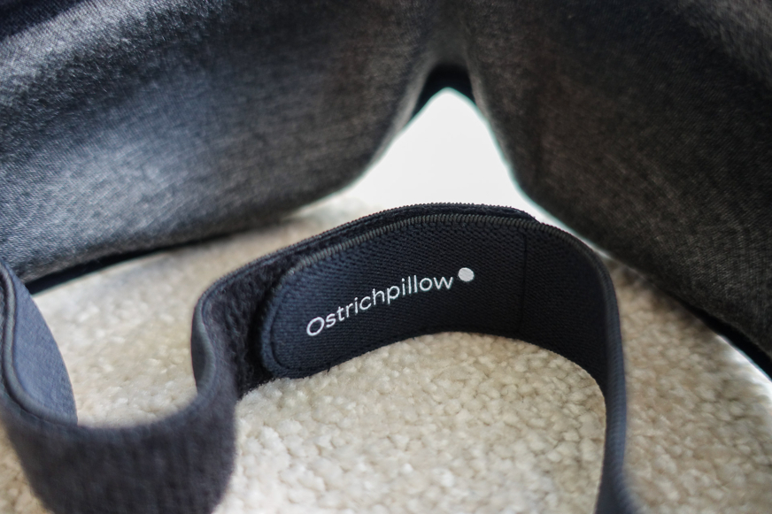 ostrichpillow eye mask velcro straps